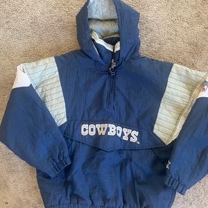 Vintage Dallas cowboys starter pro jacket size Medium